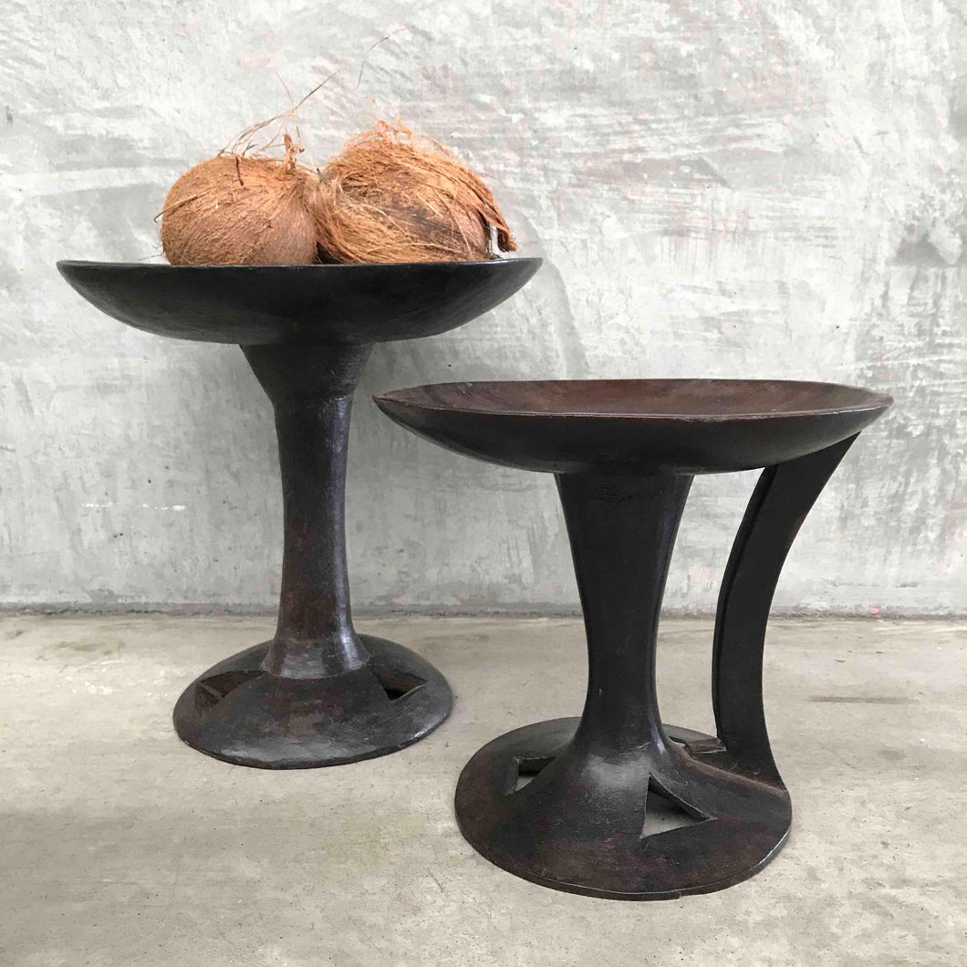 Tribal Fruit Bowl On Stand