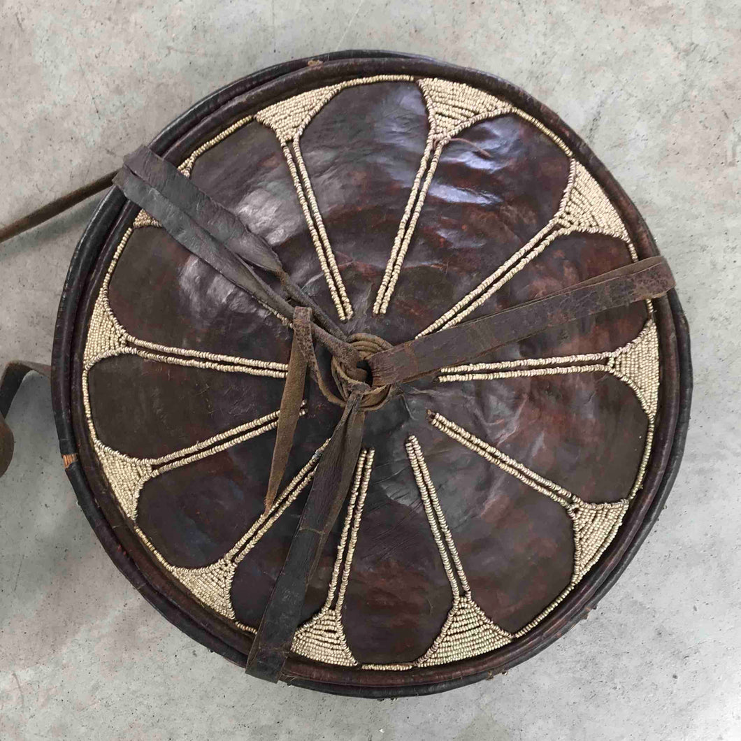 Ethiopian-Leather Food Basket-1
