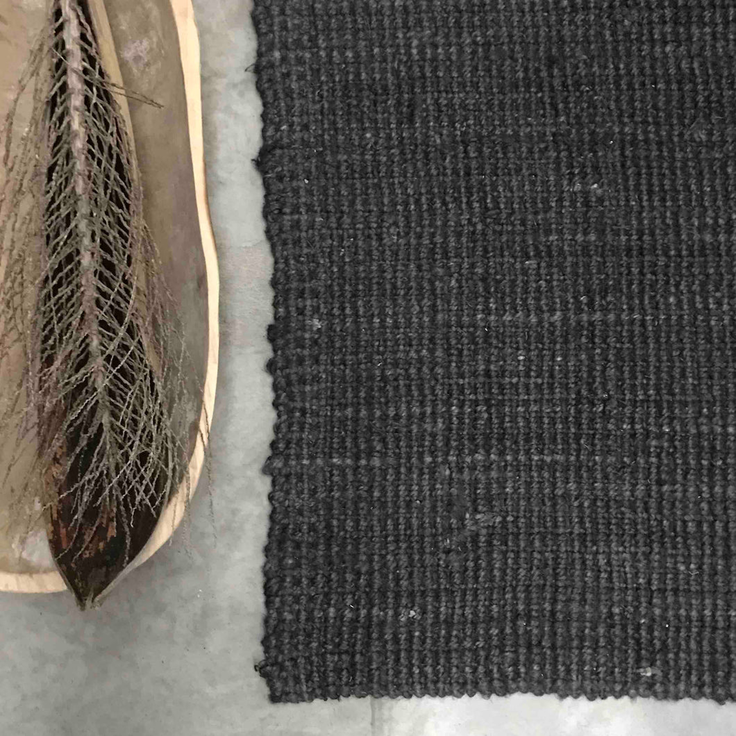 Graphite Jute Rug