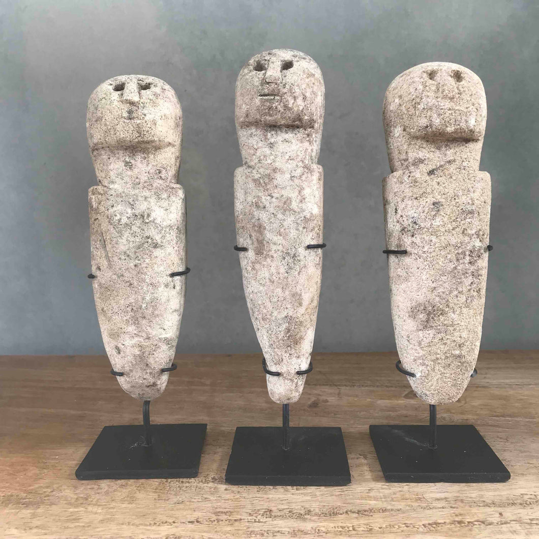 Stone Idol on Stand