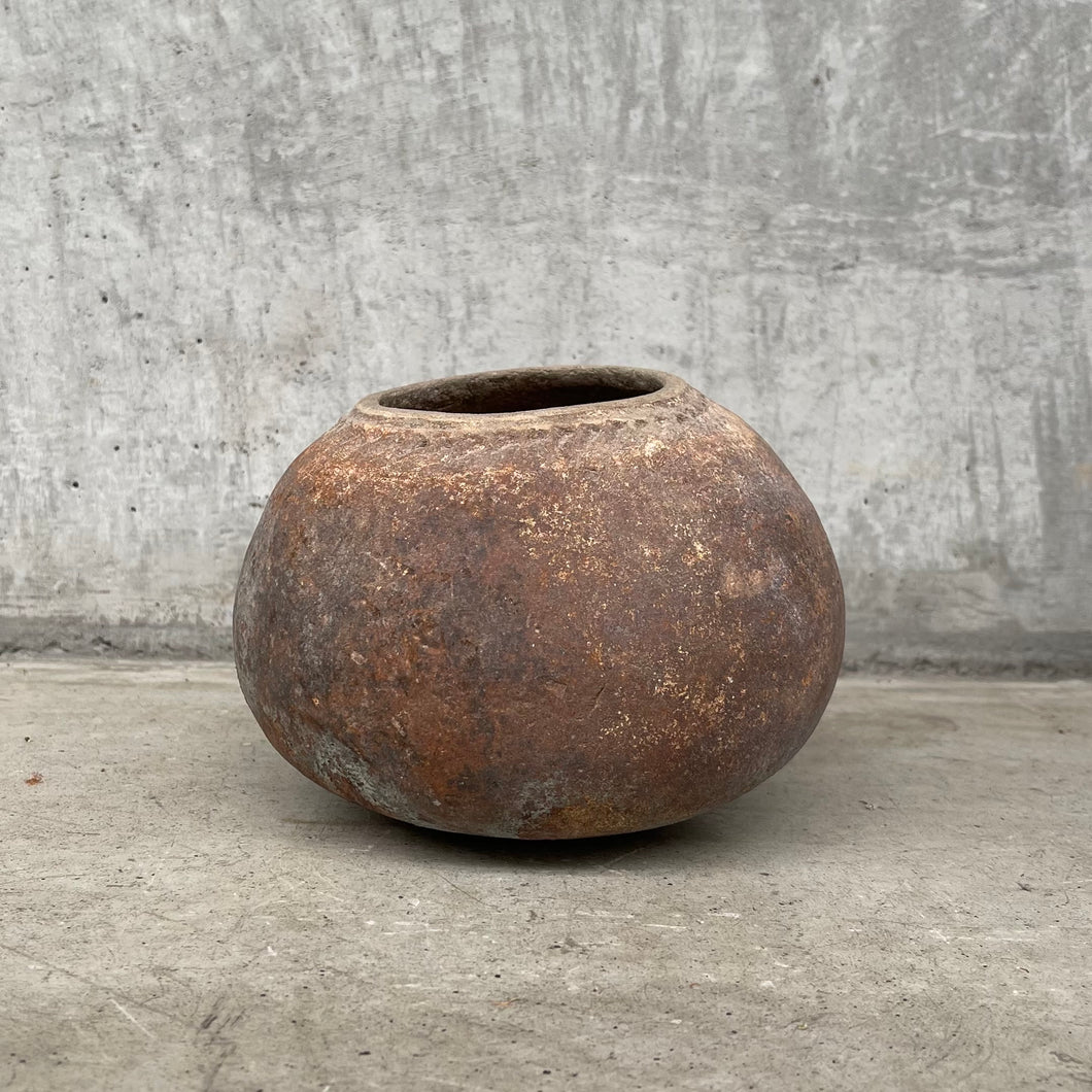 Terracotta Borneo Pot S- Brown