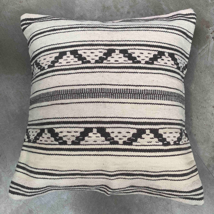 Dusty Black and White Cushion Cover