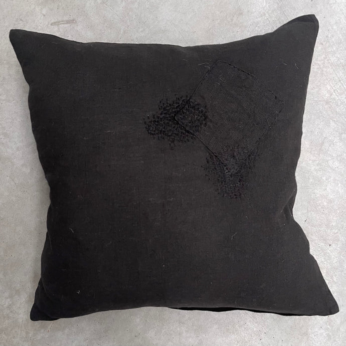 Black Outlander Cushion Cover